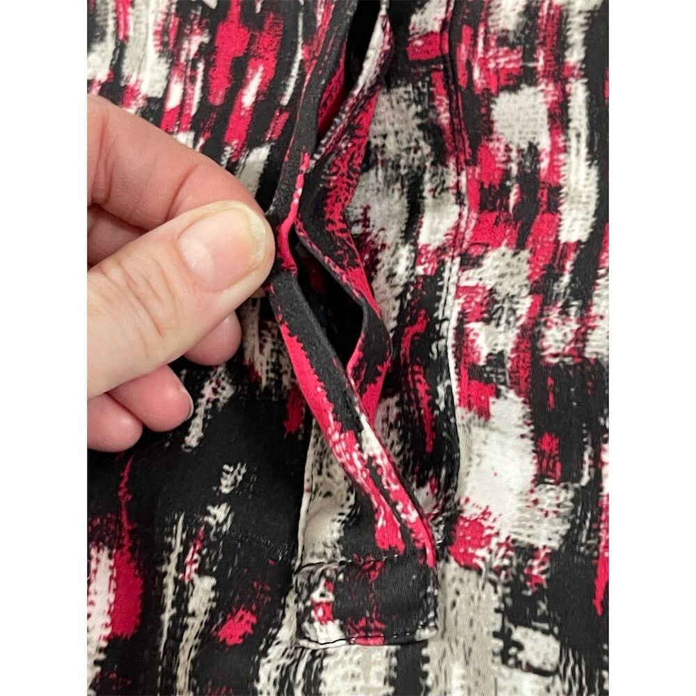 Calvin Klein Women's 3/4 Sleeve Blouse Multicolor Size XL - Picture 8 of 13